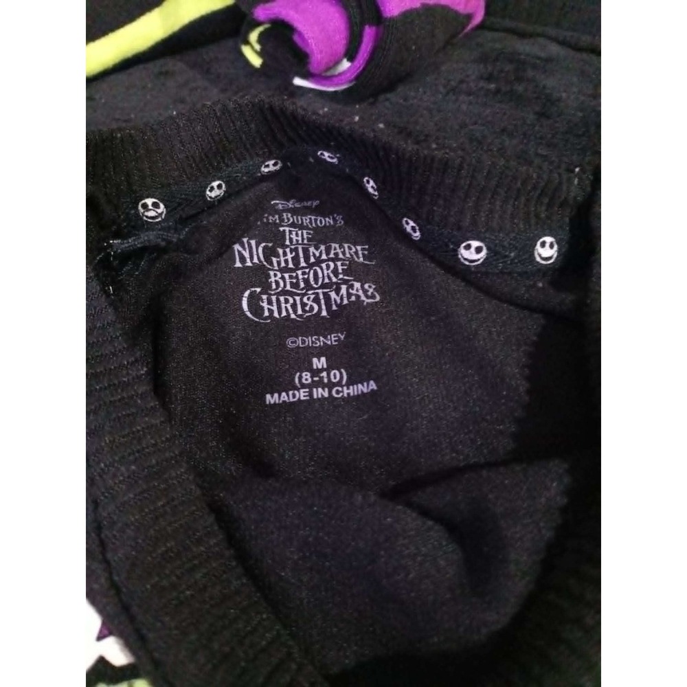 Disney Nightmare Before Christmas Jack Skellington Pajama Set Purple Black (48) - Picture 4 of 7